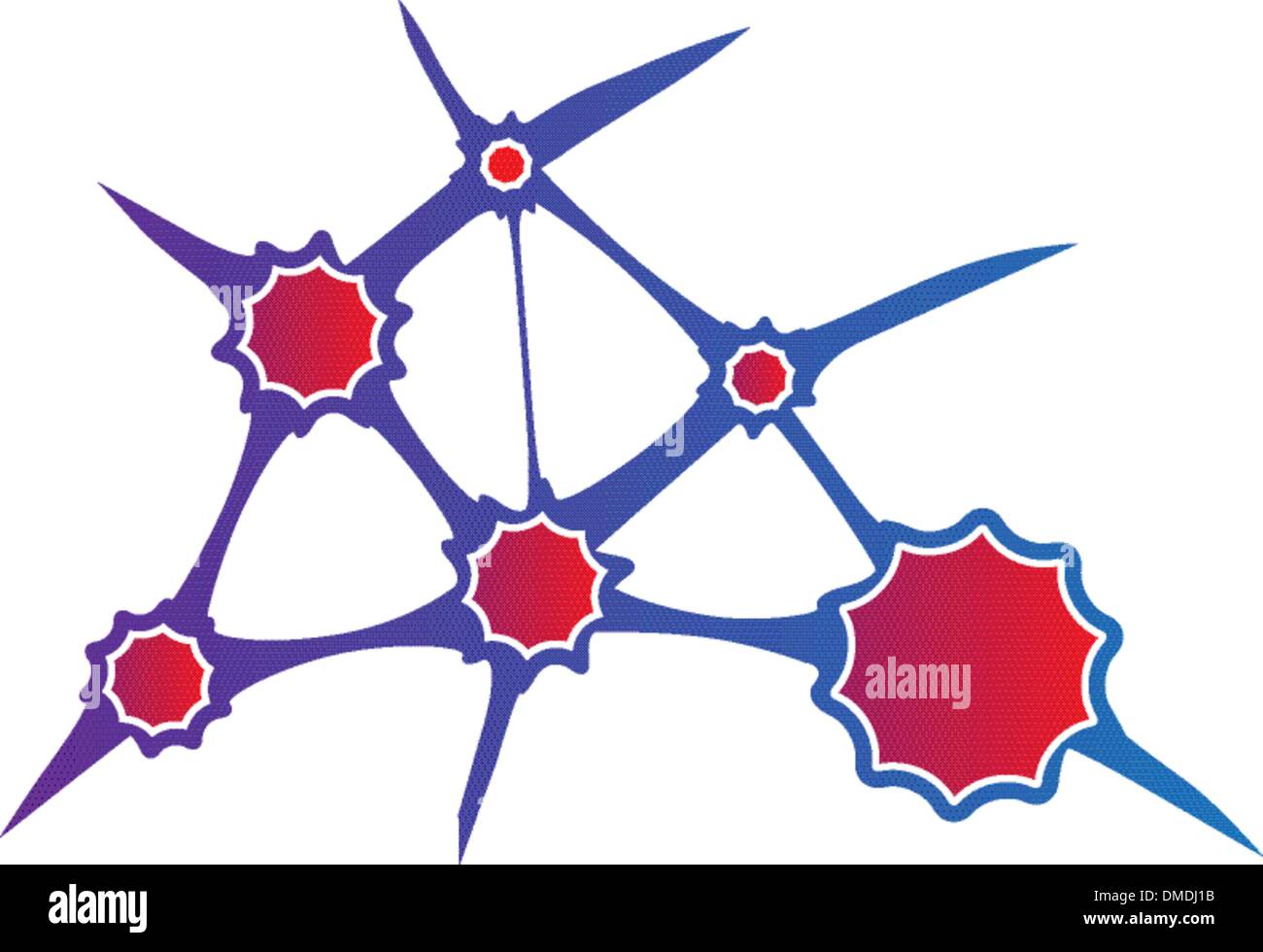 Abbildung abstrakt kreative Zeichen Stock Vektor