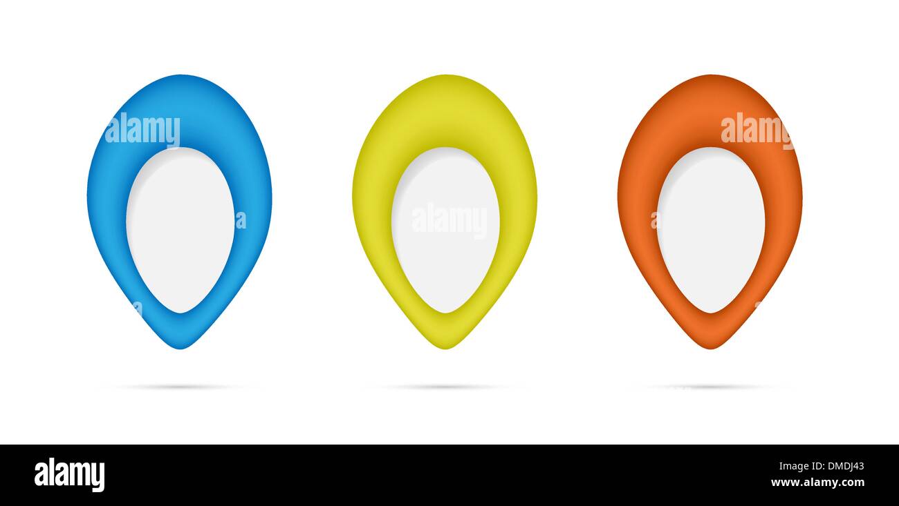 Kartenzeiger Stock Vektor