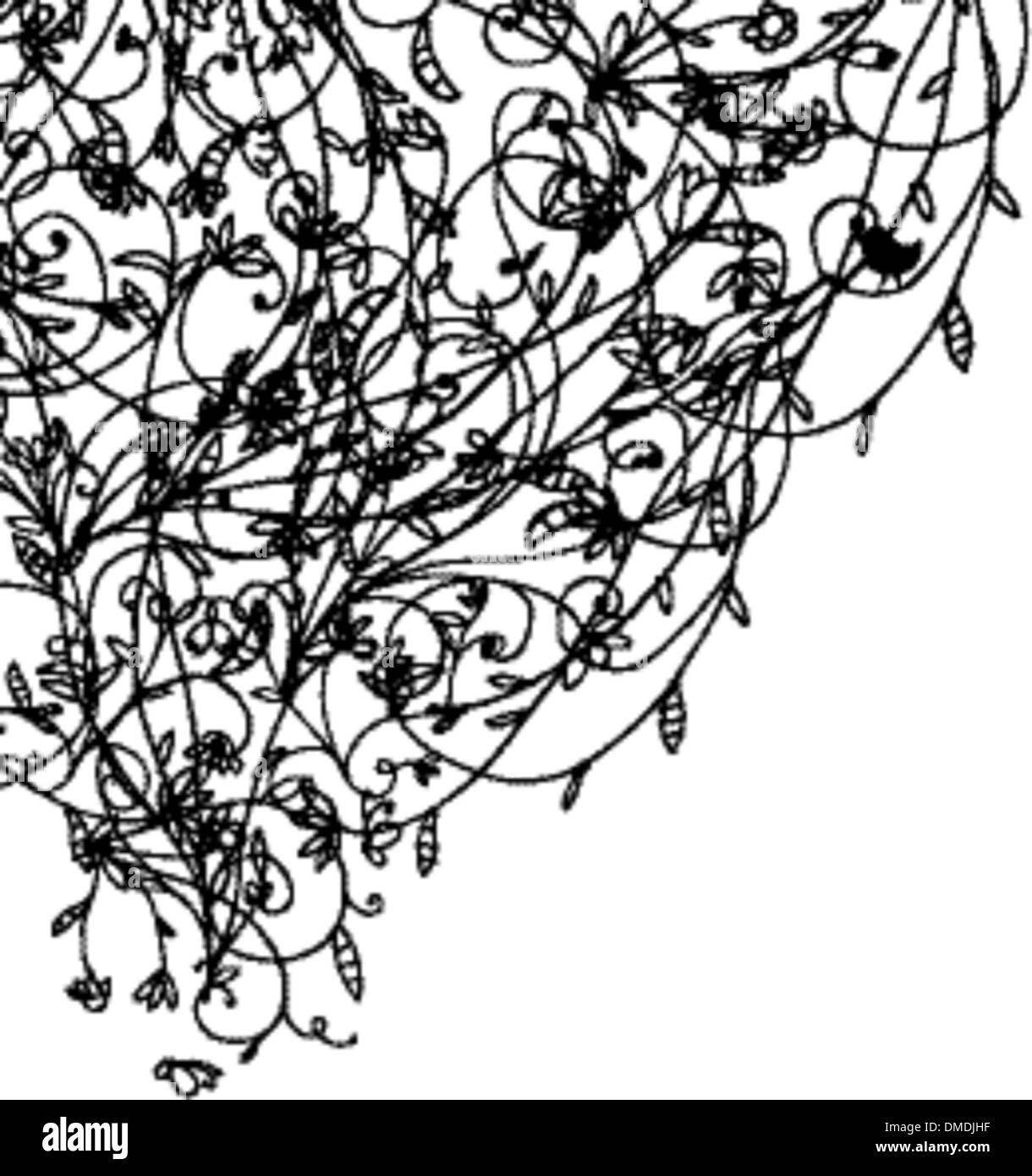 Floraler Hintergrund für Ihr design Stock Vektor