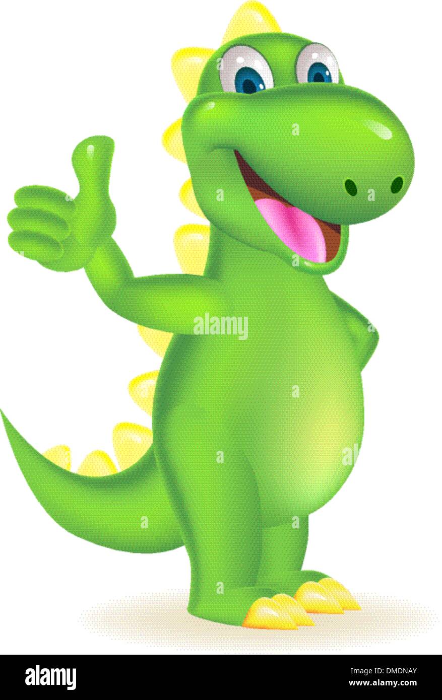 niedlichen dino Stock Vektor