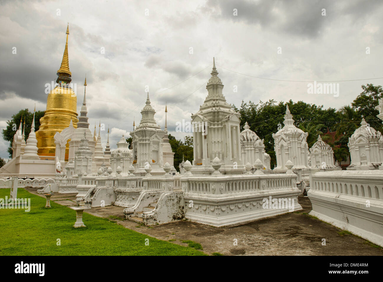 Wat Suan Dok und Mausoleum der königlichen Familie, Chiang Mai, Thailand Stockfoto