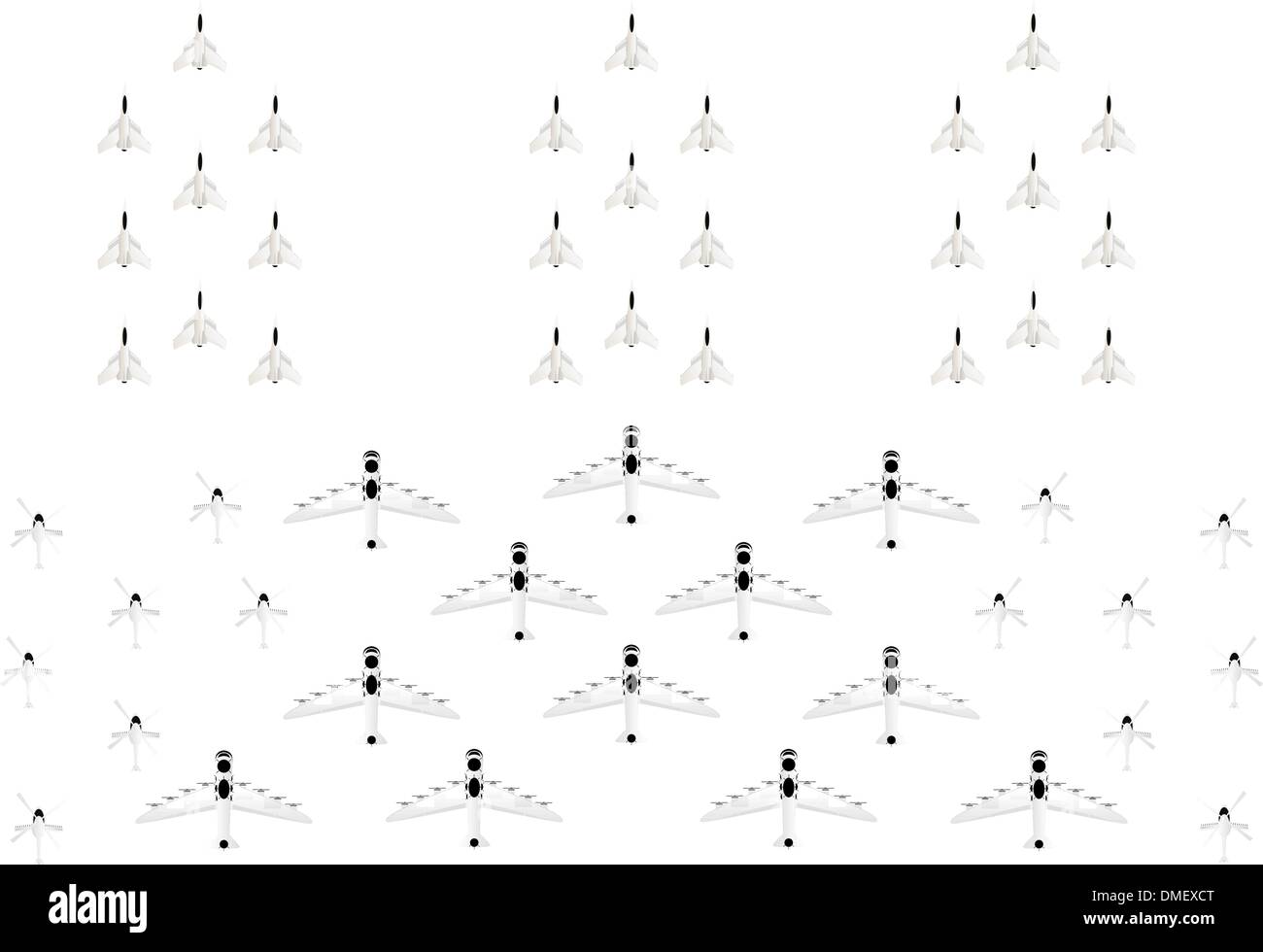 Luftwaffe-invasion Stock Vektor