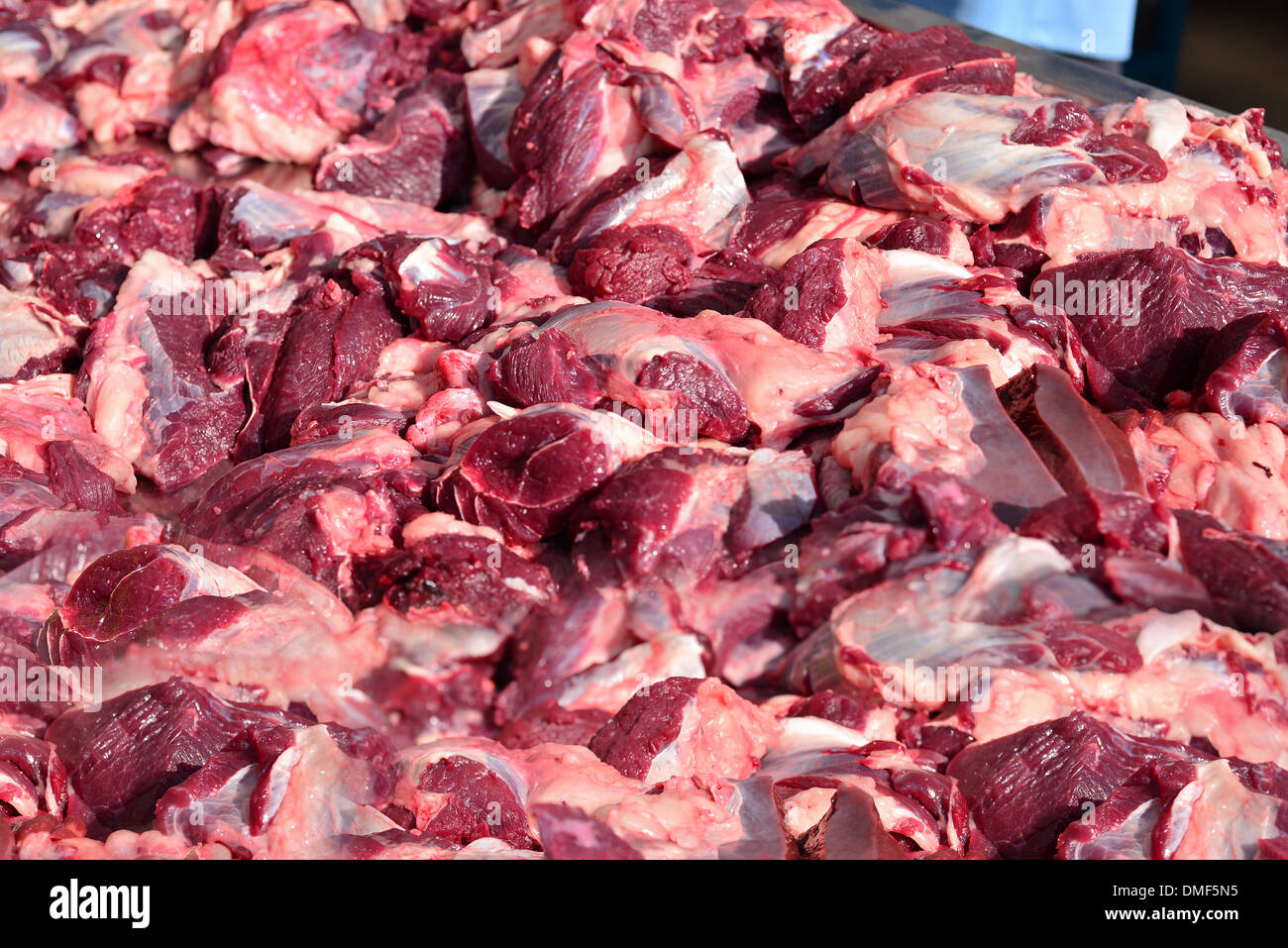 fragmentierte rohes Rindfleisch Stockfoto