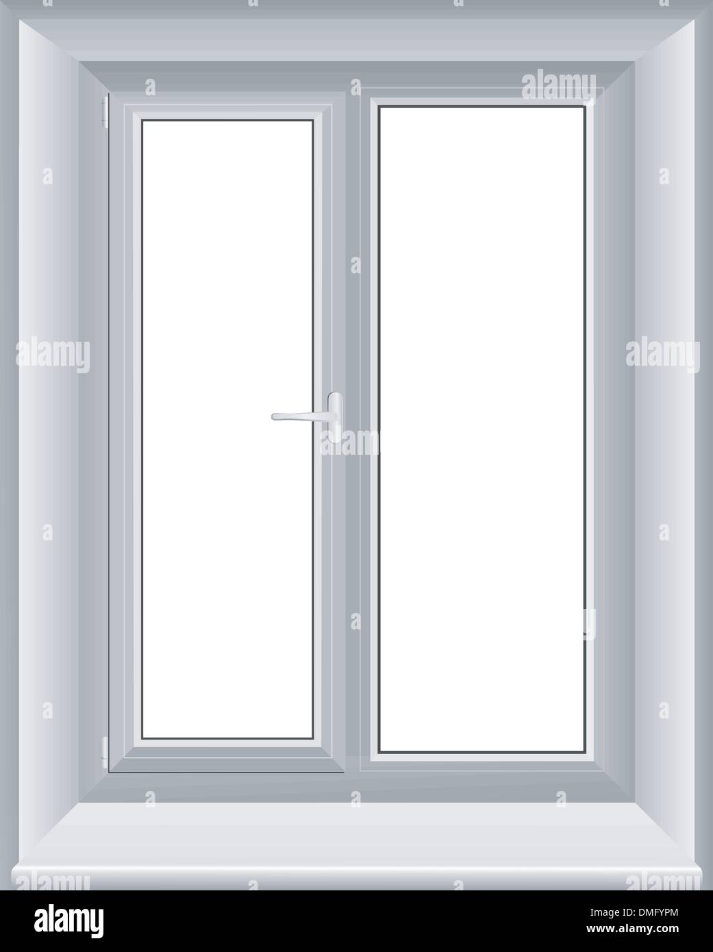 Vektor-Illustration eines Fensters Stock Vektor