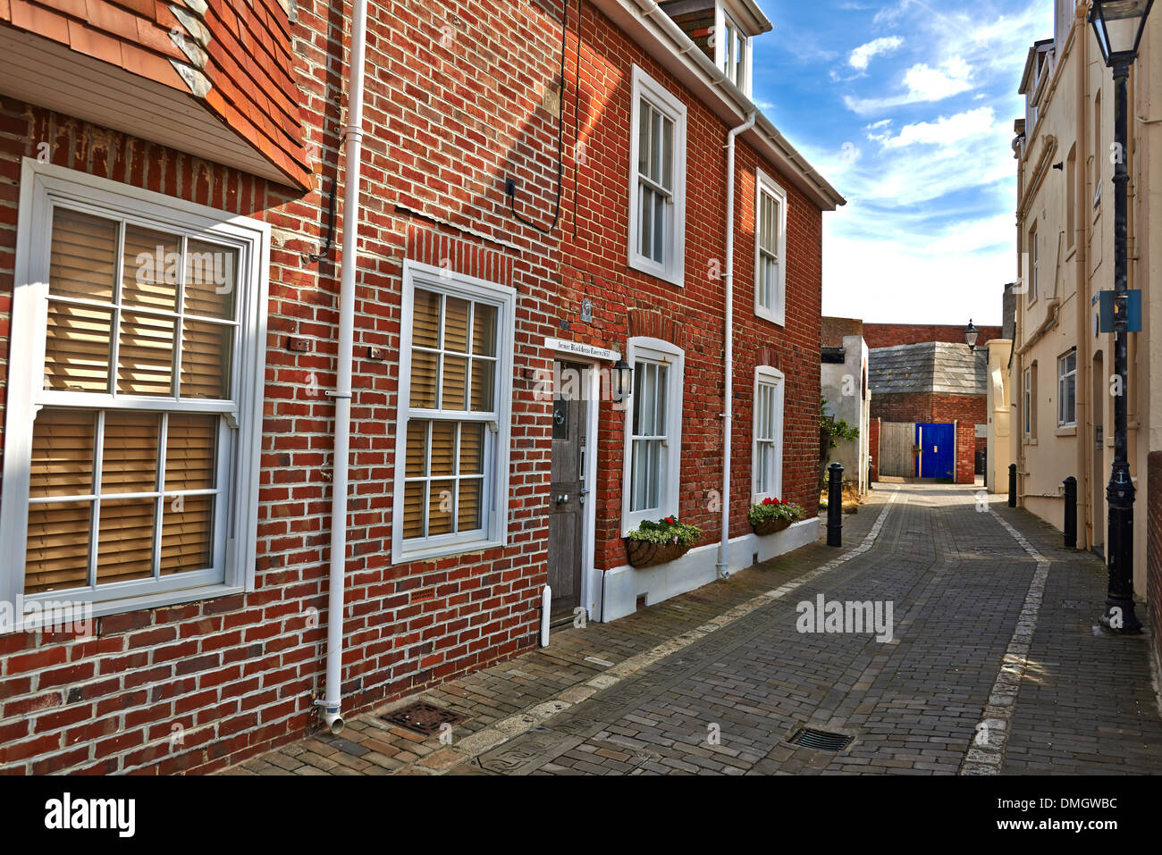 Portsmouth Harbour Hampshire England ist ein großer Naturhafen in Hampshire Stockfoto