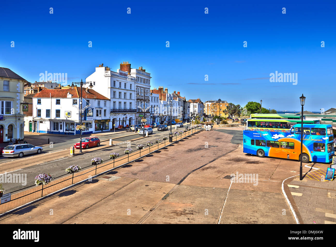 Die Isle Of Wight bekannt zu den alten Römern als Vectis, ist eine Grafschaft und die größte Insel von England Stockfoto