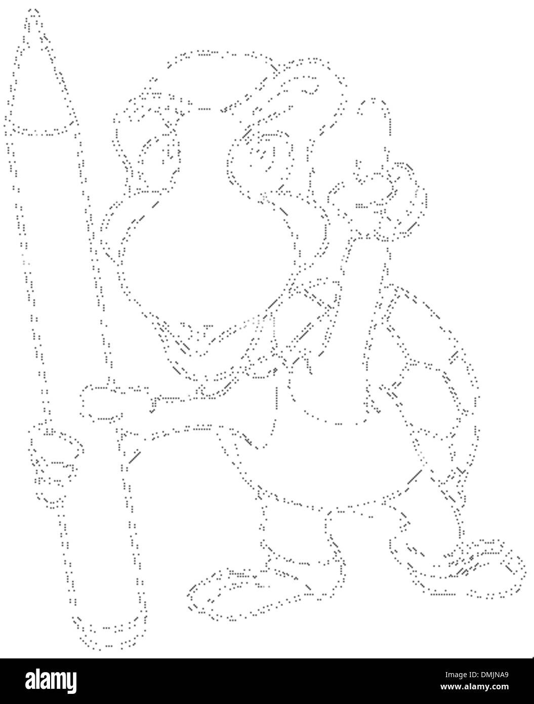 Schildkröte-Maler Stock Vektor