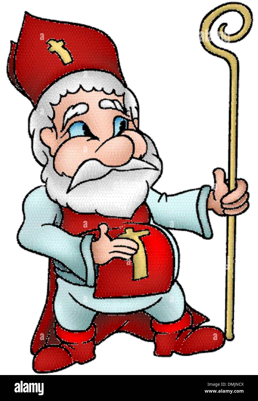 Sankt Nikolaus Stock Vektor