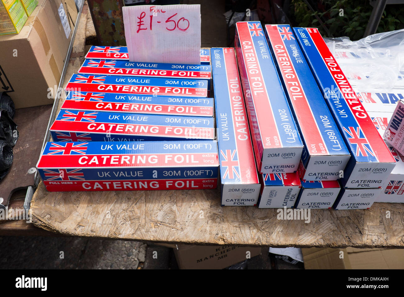 Marktstand Küche Folie Cookery Gastronomiebedarf Stockfoto