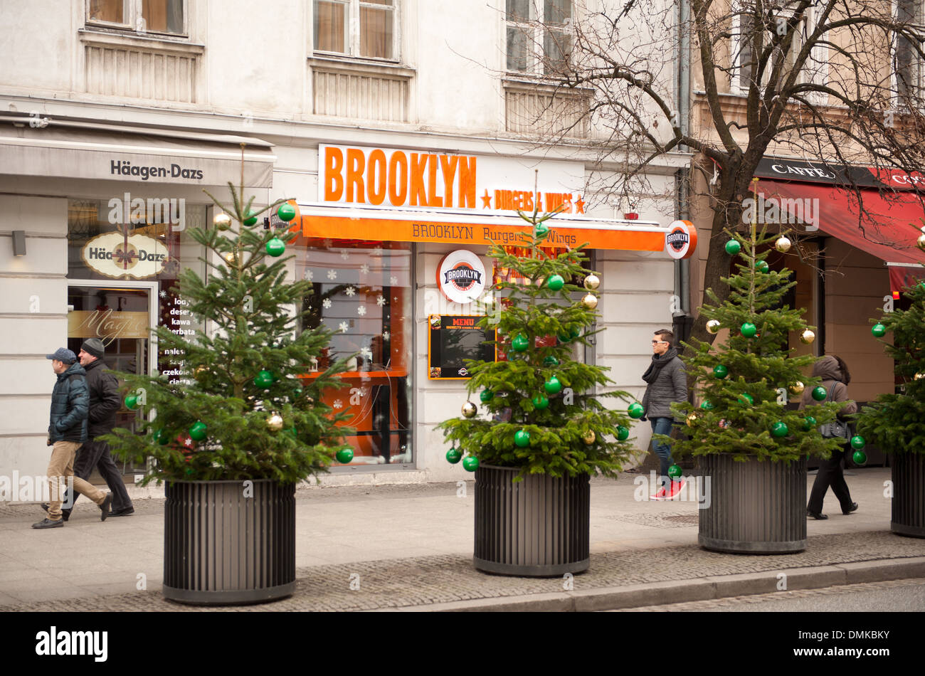 Brooklyn Burger Bar in Polen Stockfoto