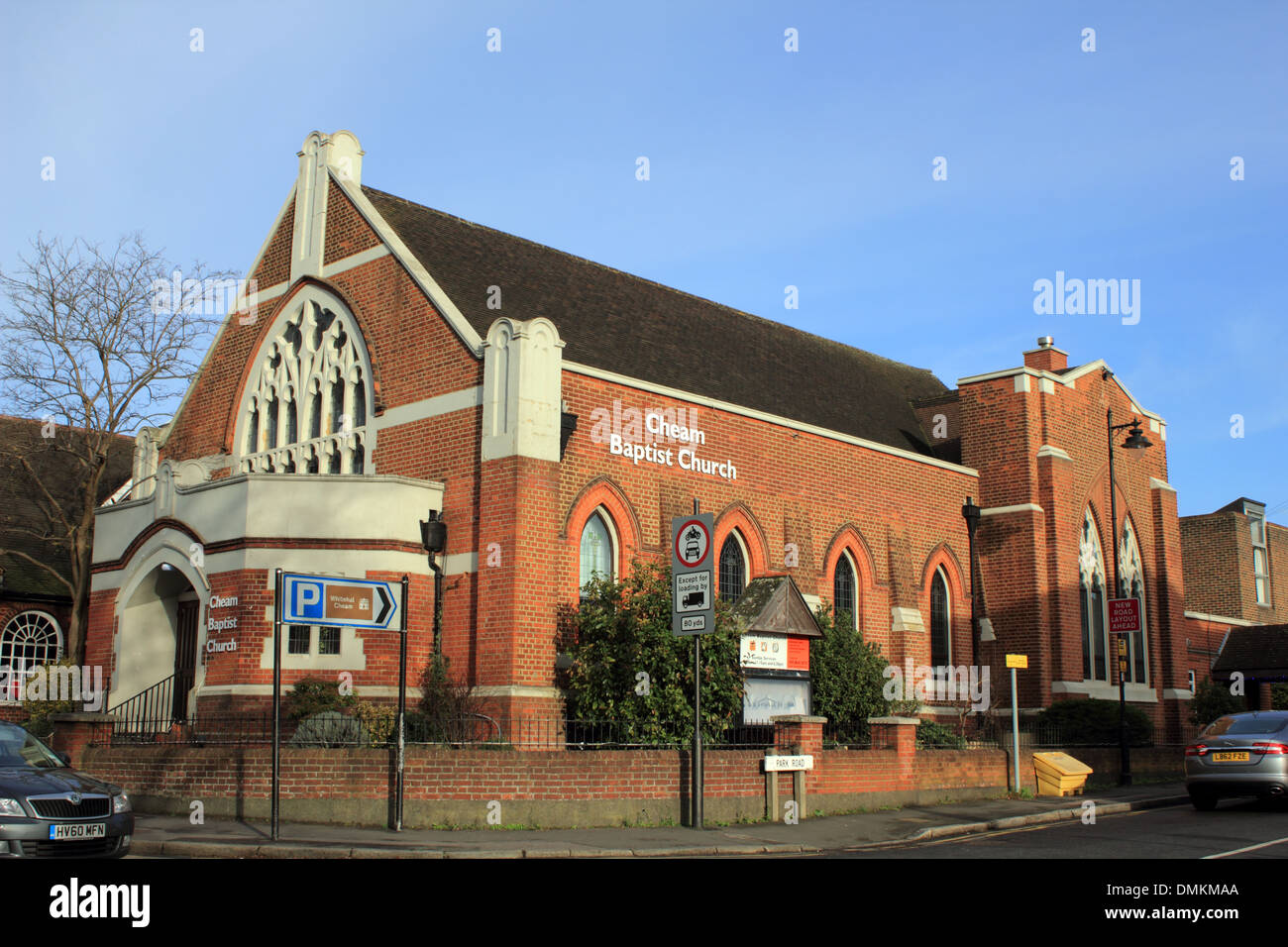 Cheam Baptist Church in London Borough of Sutton, England, UK. Stockfoto