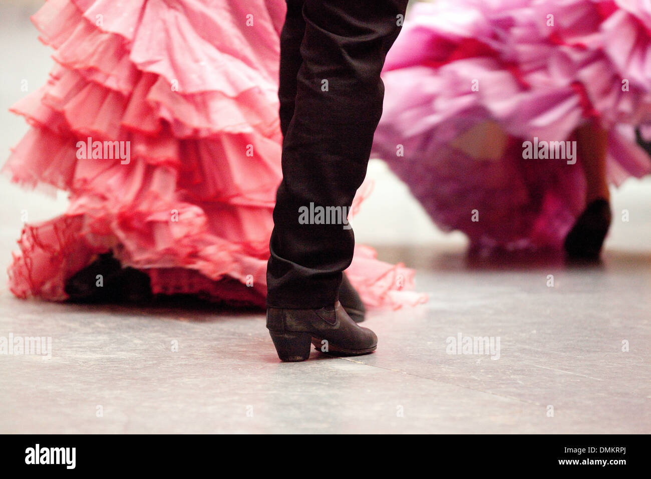 Flamenco Tänzer Männer und Frauen, Füße, Havanna Kuba Karibik Lateinamerika Stockfoto