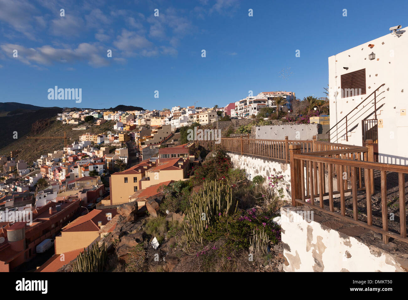 San Sebastian De La Gomera von el Parador, La Gomera, Kanarische Inseln, Spanien Stockfoto