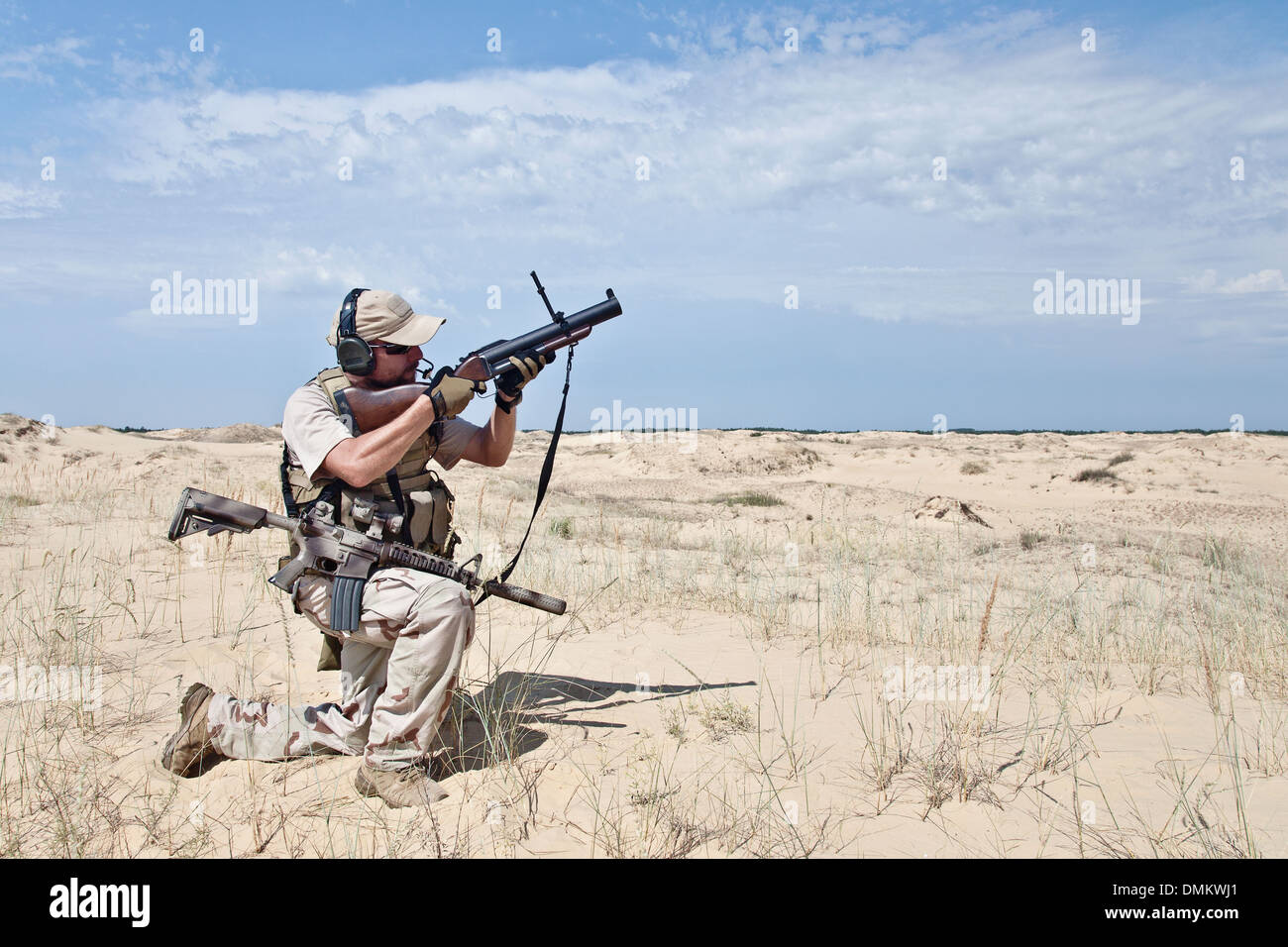 Granatwerfer Stockfoto