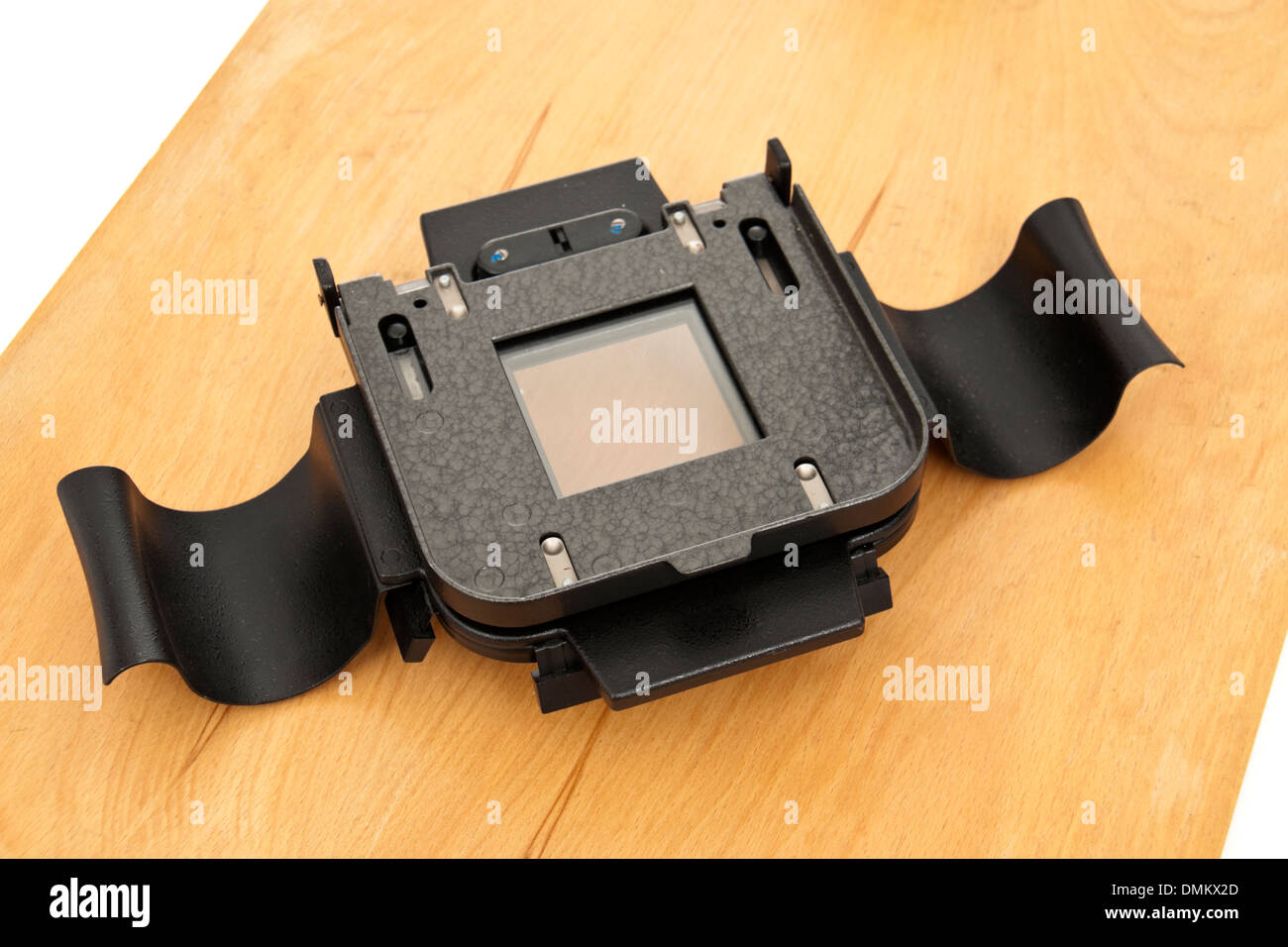 Jahrgang 35mm Filmhalter für Meopta Opemus 5 Dunkelkammer Vergrößerer Stockfoto Jahrgang 35mm Filmhalter für Meopta Opemus 5 Dunkelkammer Vergrößerer Stockfoto