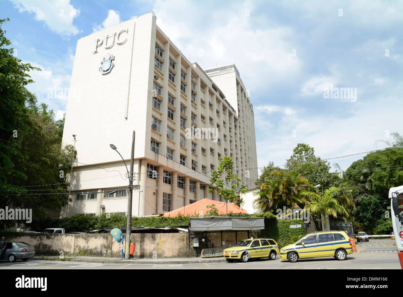 Pontifícia Universidade Catolica do Rio de Janeiro (PUC-Rio) in Rio de Janeiro in Brasilien. Stockfoto