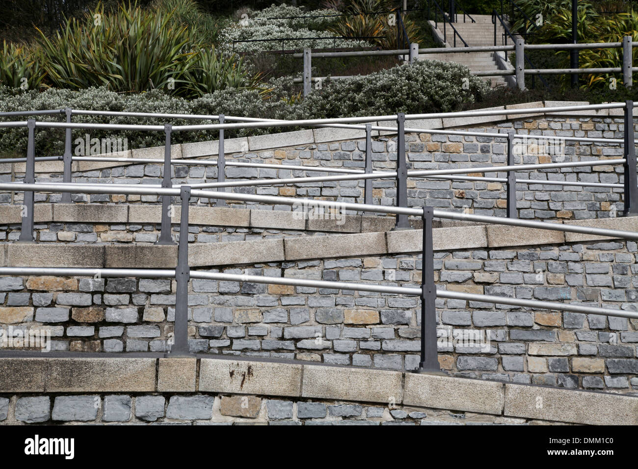 Stonewall Pfad bei Lyme Regis Dorset Stockfoto