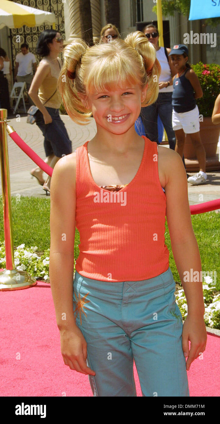 24. Juni 2002 - Hollywood, Kalifornien, USA - JENNA BOYD... " HEY ARNOLD! DER FILM "- PREMIERE. PARAMOUNT STUDIOS, HOLLYWOOD, KALIFORNIEN. 23. JUNI 2002. NINA PROMMER / 2002 K25378NP (Kredit-Bild: © Globe Photos/ZUMAPRESS.com) Stockfoto