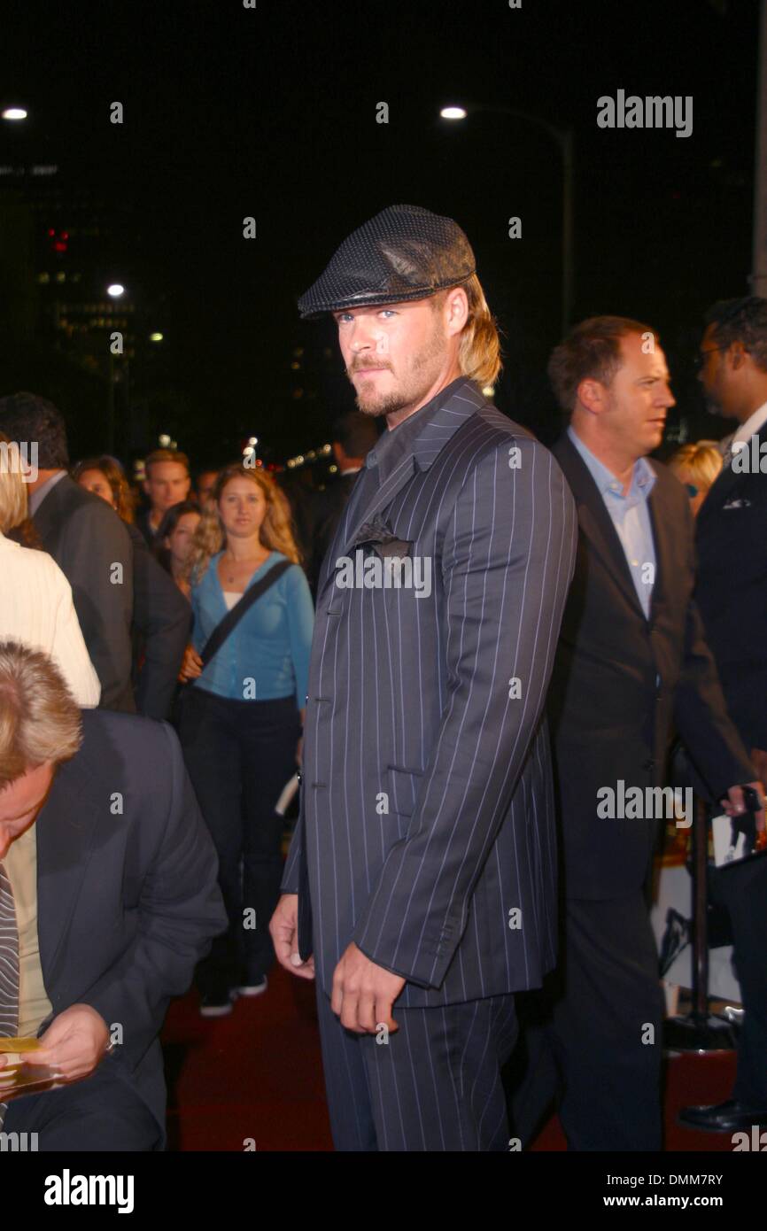 2. Oktober 2002 - Kalifornien, USA - MATT SCHULZE... K26477NP - DIE TRANSPORTER-PREMIERE. MANN VILLAGE THEATER, WESTWOOD, KALIFORNIEN. 2. OKTOBER 2002. NINA PROMMER / 2002 (Kredit-Bild: © Globe Photos/ZUMAPRESS.com) Stockfoto