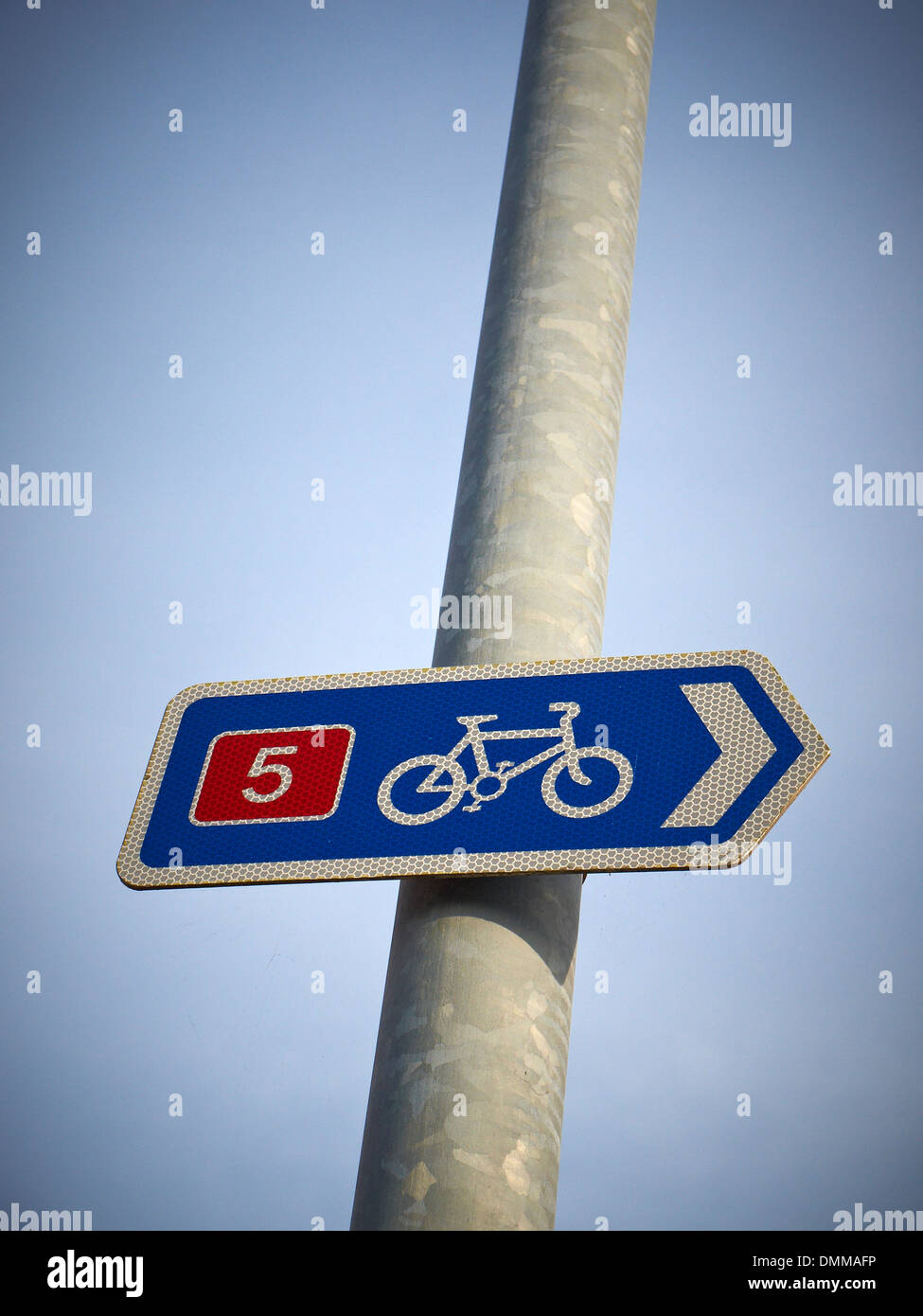 Nationale Radwegenetz route 5 Stockfoto