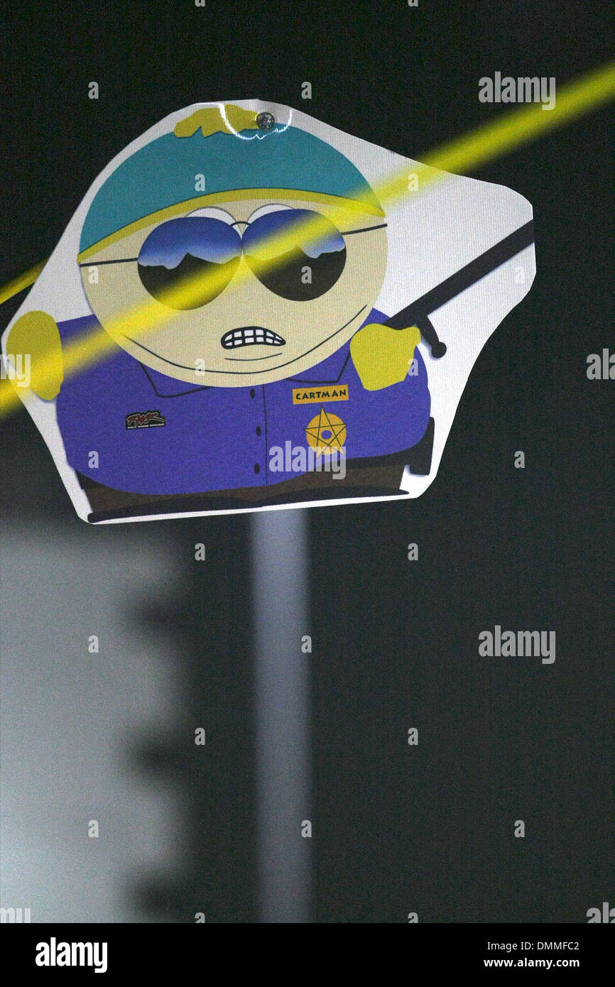 16. Oktober 2009 - Charlotte, North Carolina, USA - einige der Farbe auf dem Dollar General 300 Nationwide Series-Event laufen auf dem Motor Speedway Lowes (Credit-Bild: © Jim Dedmon/ZUMA drücken) Stockfoto