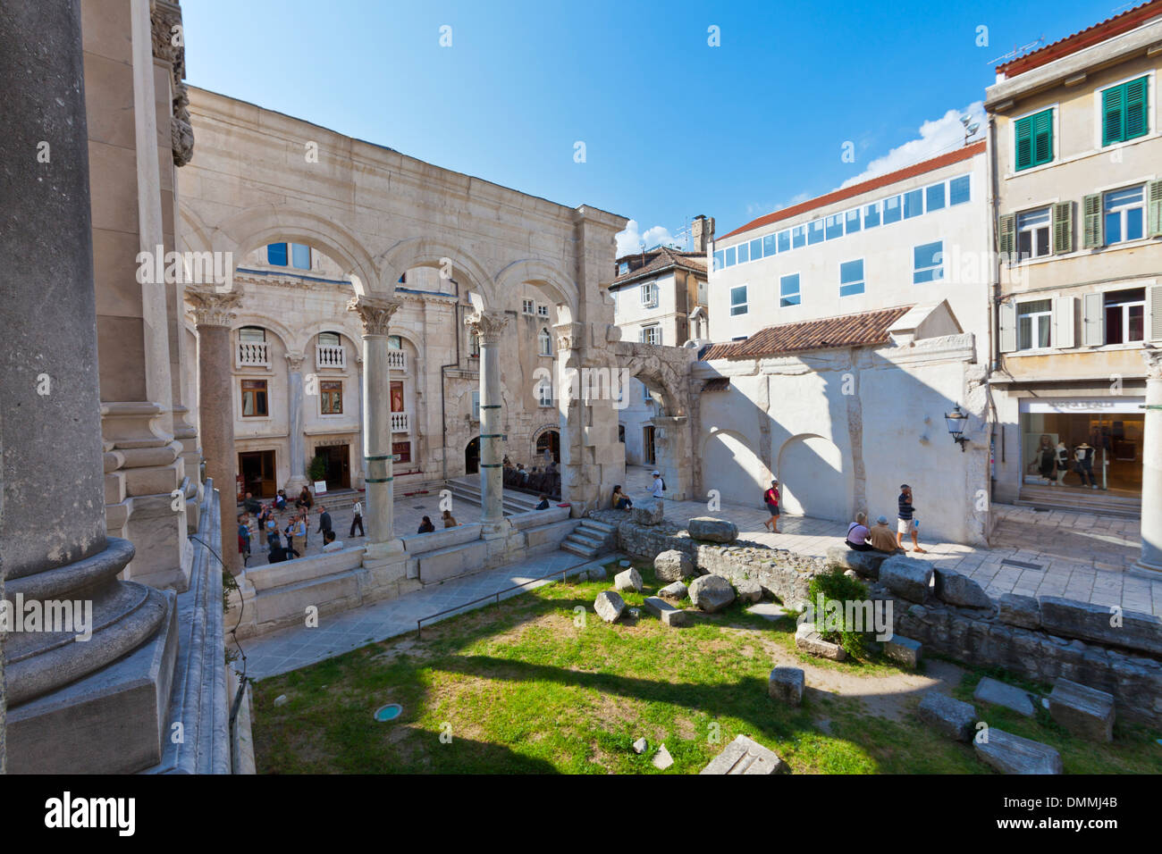 Kroatien, Split, Diokletian Palast Stockfoto