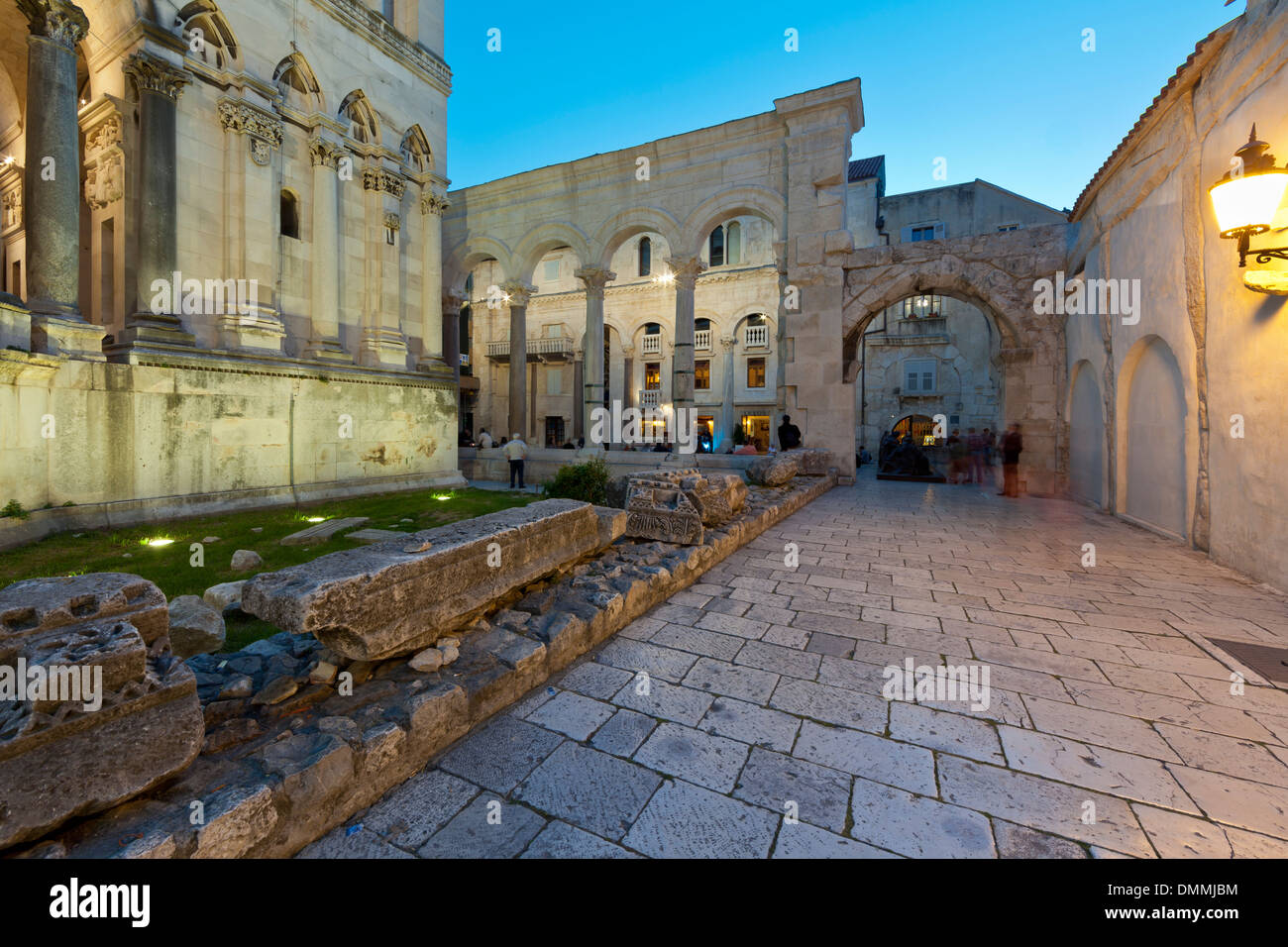 Kroatien, Split, Diokletian Palast Stockfoto