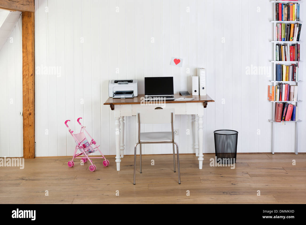 Ordentlich home-office Stockfoto