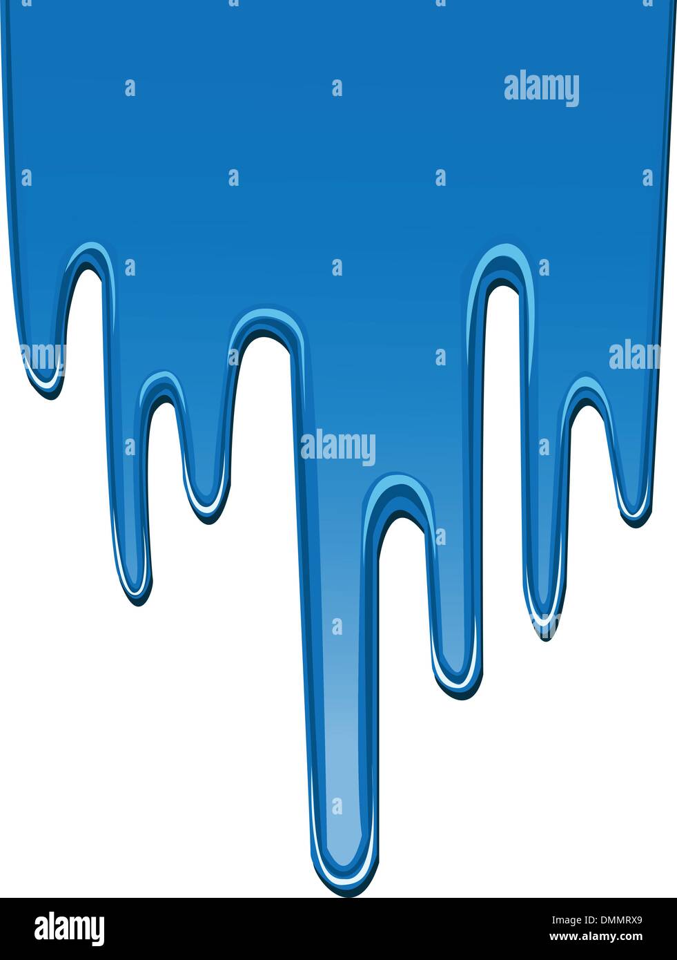 tropfende Farbe Stock Vektor