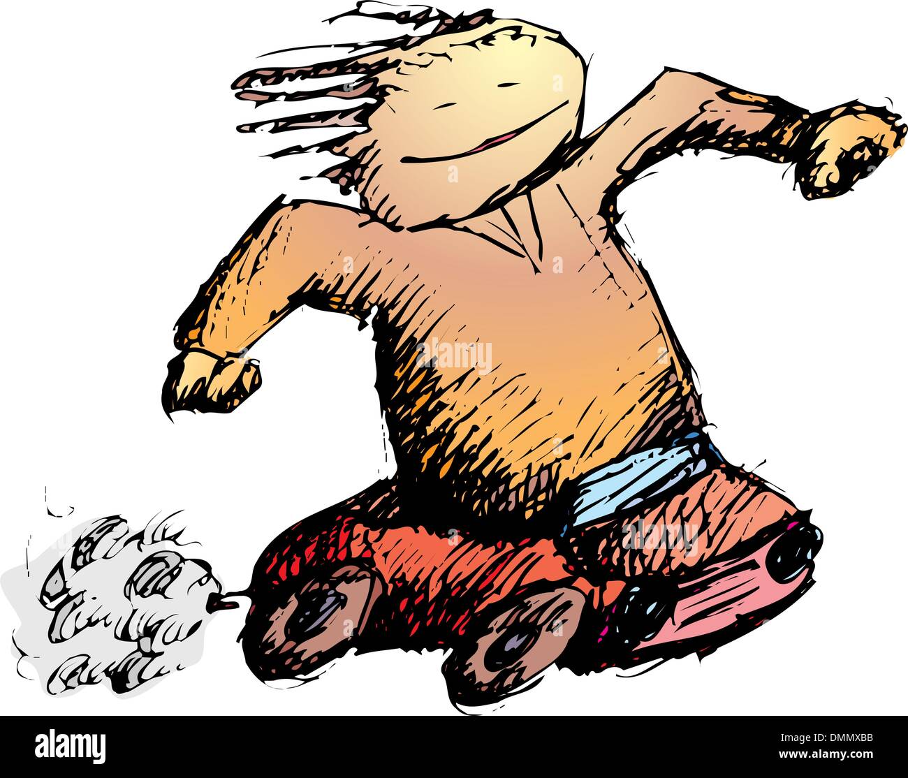 Auto-junge Stock Vektor