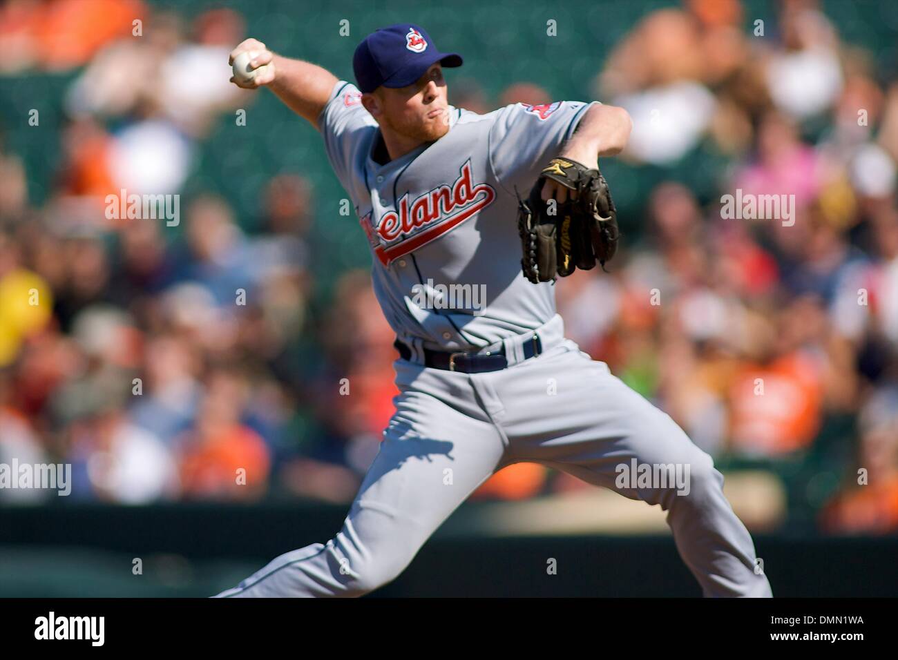 30. August 2009: Cleveland Indians Jess Todd (40) beim Spiel zwischen den Cleveland Indians und die Baltimore Orioles at Camden Yards in Baltimore, Maryland, in der Baltimore Orioles 5: 2 gewann (Credit-Bild: © Southcreek Global/ZUMApress.com) Stockfoto