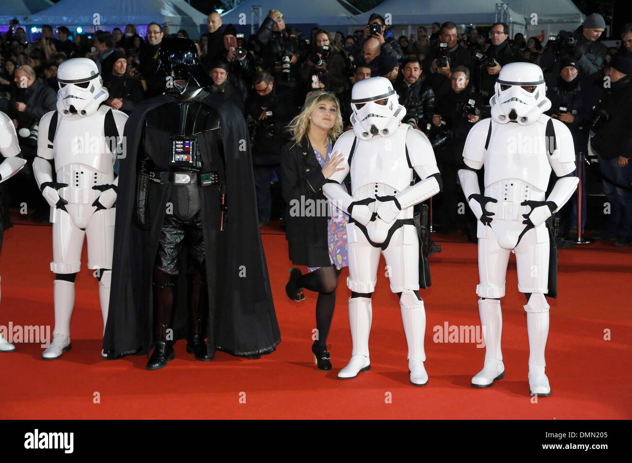 Cannes, Frankreich. 18. Dezember 2013. BERENGERE Krief kommt für die NRJ Music Awards in Cannes. Bildnachweis: Dpa picture Alliance/Alamy Live News Stockfoto