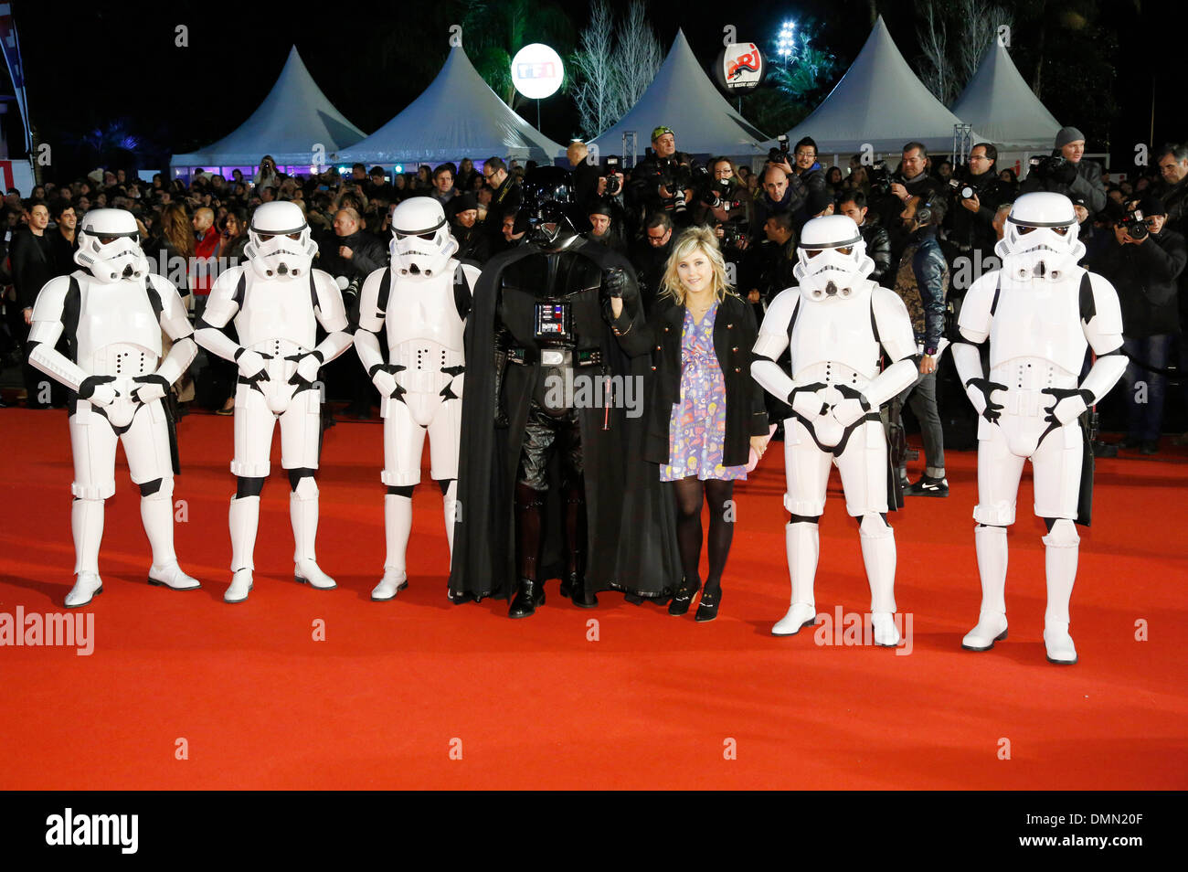 Cannes, Frankreich. 18. Dezember 2013. BERENGERE Krief kommt für die NRJ Music Awards in Cannes. Bildnachweis: Dpa picture Alliance/Alamy Live News Stockfoto