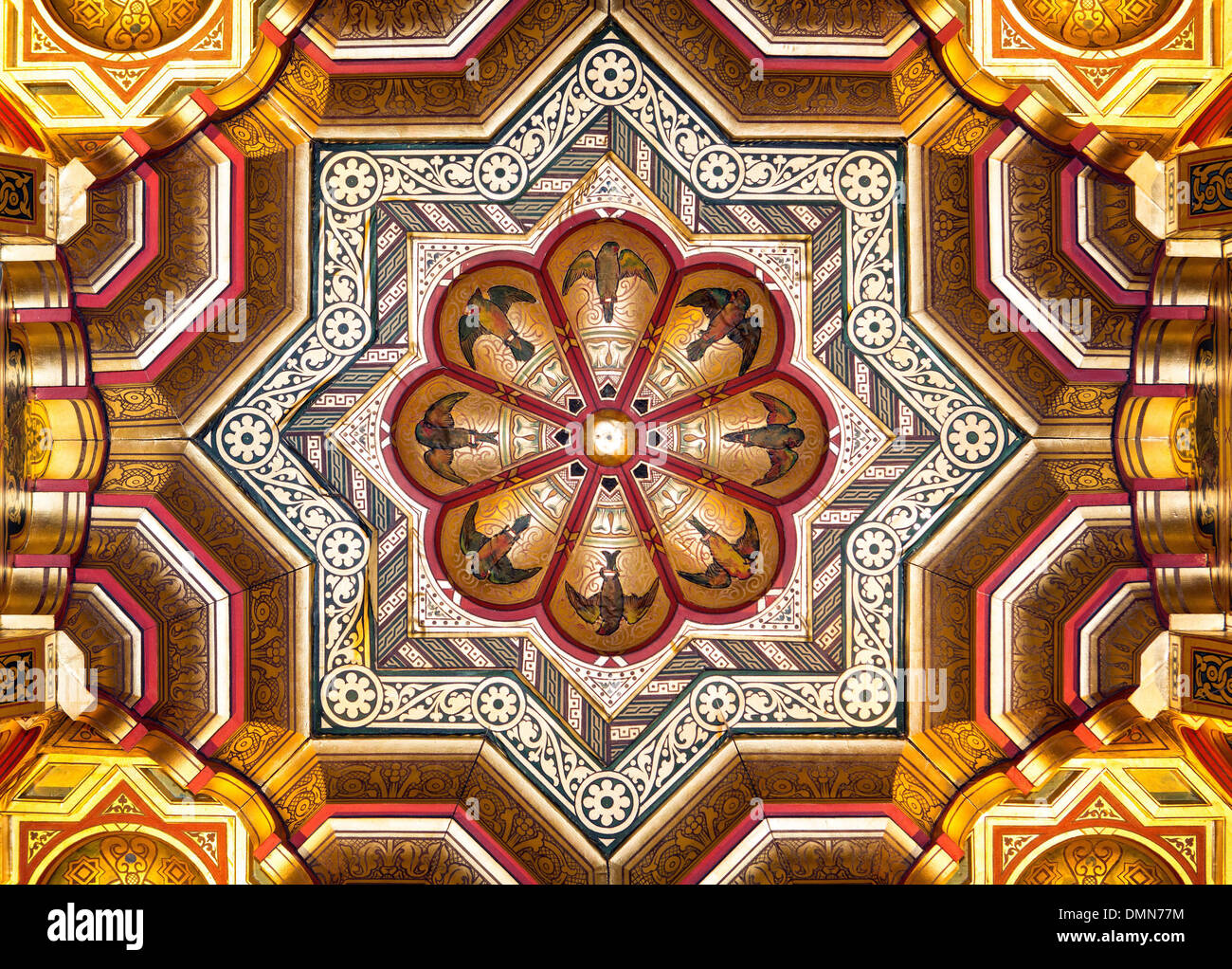 Der arabische Raum in Cardiff Castle Stockfoto