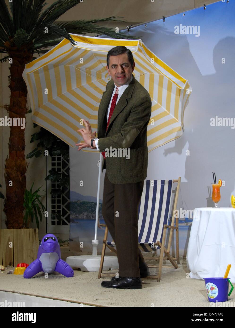 Rowan Atkinson bei Photocall von seinem neuen Mr. Bean film "Mr. Bean macht Ferien" in Berlin. Stockfoto