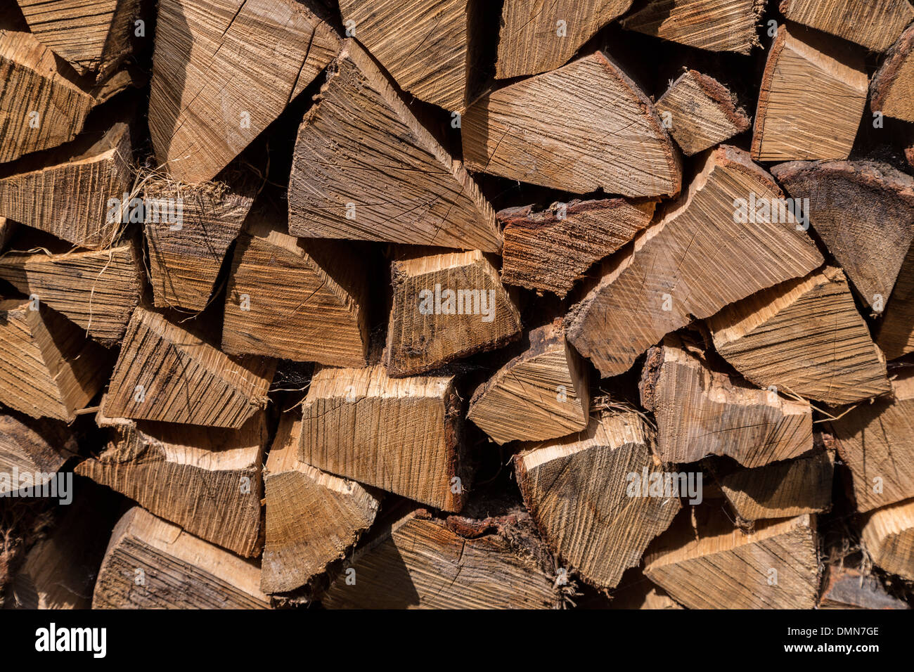 Split meldet sich im Stapel, UK Stockfoto