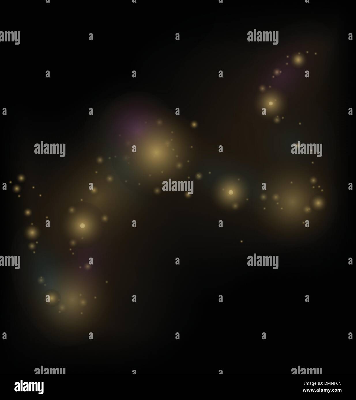 Zusammenfassung Hintergrund mit kosmischem Staub Stock Vektor