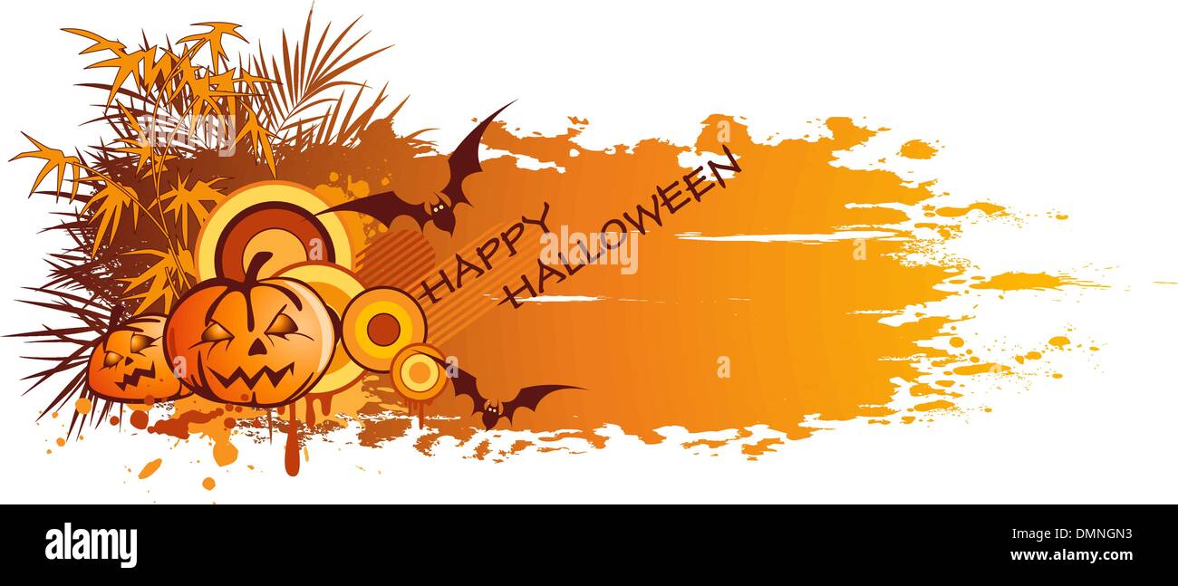 Halloween-banner Stock Vektor