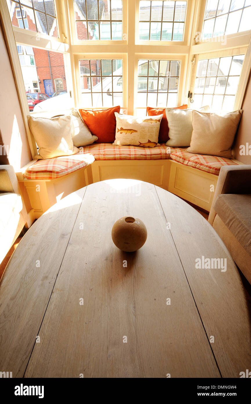 Traditionelles englisches Pub Interieur. Stockfoto