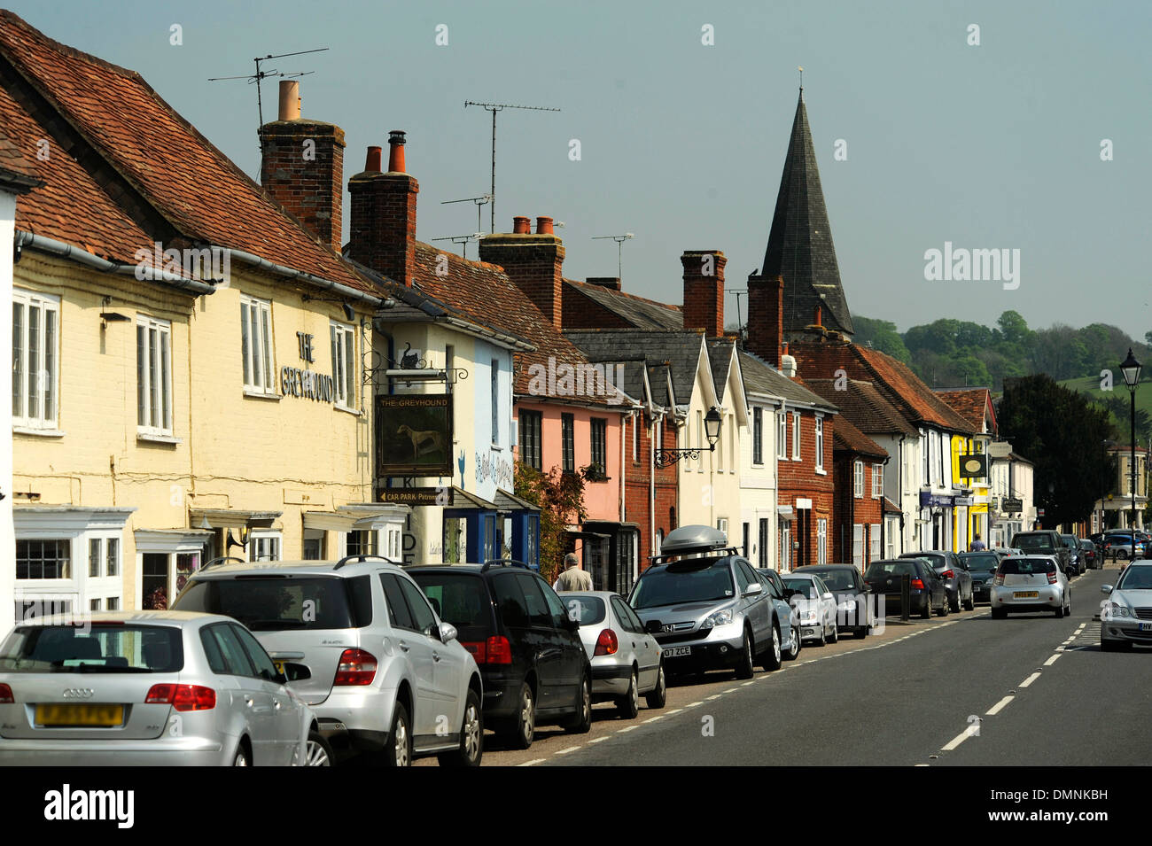 Home Counties Kleinstadt Stockfoto