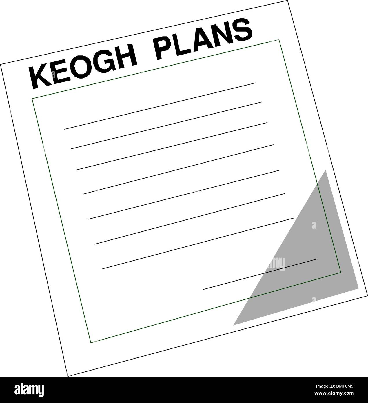 Business-plan Stock Vektor