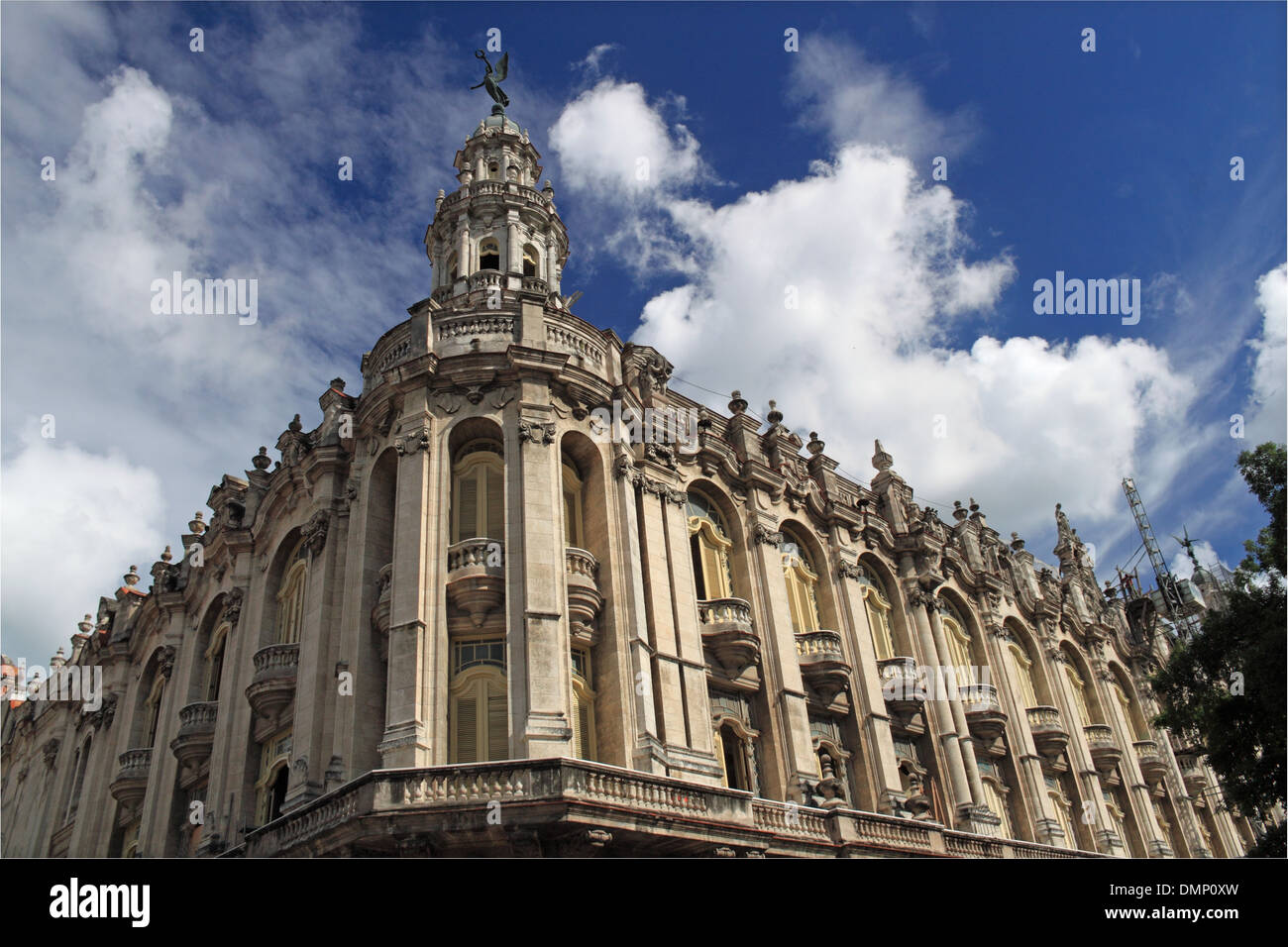 Gran Teatro De La Habana, Paseo de Martí (aka Prado), Alt-Havanna (La Habana Vieja), Kuba, Karibik, Mittelamerika Stockfoto