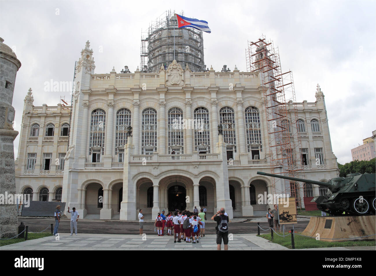 Vorderseite des Museo de la Revolución, alte Havanna (La Habana Vieja), Kuba, Karibik, Mittelamerika Stockfoto