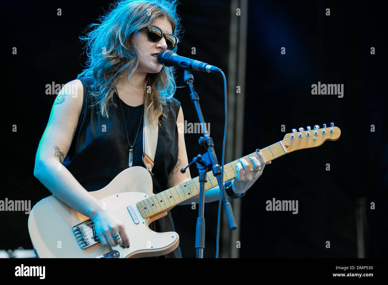 Best Coast Festival Sudoeste TMN an Herdade da Casa Branca - Tag fünf Zambujeira Do Mar Portugal - 05.08.12 Stockfoto