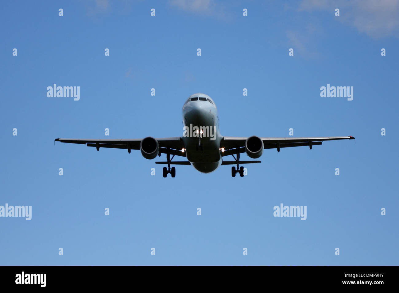 Airbus A320-211 C-FPWD Air Canada AC nennt nähert sich Kanada Ottawa International Airport YOW, 14. August 2013 Stockfoto