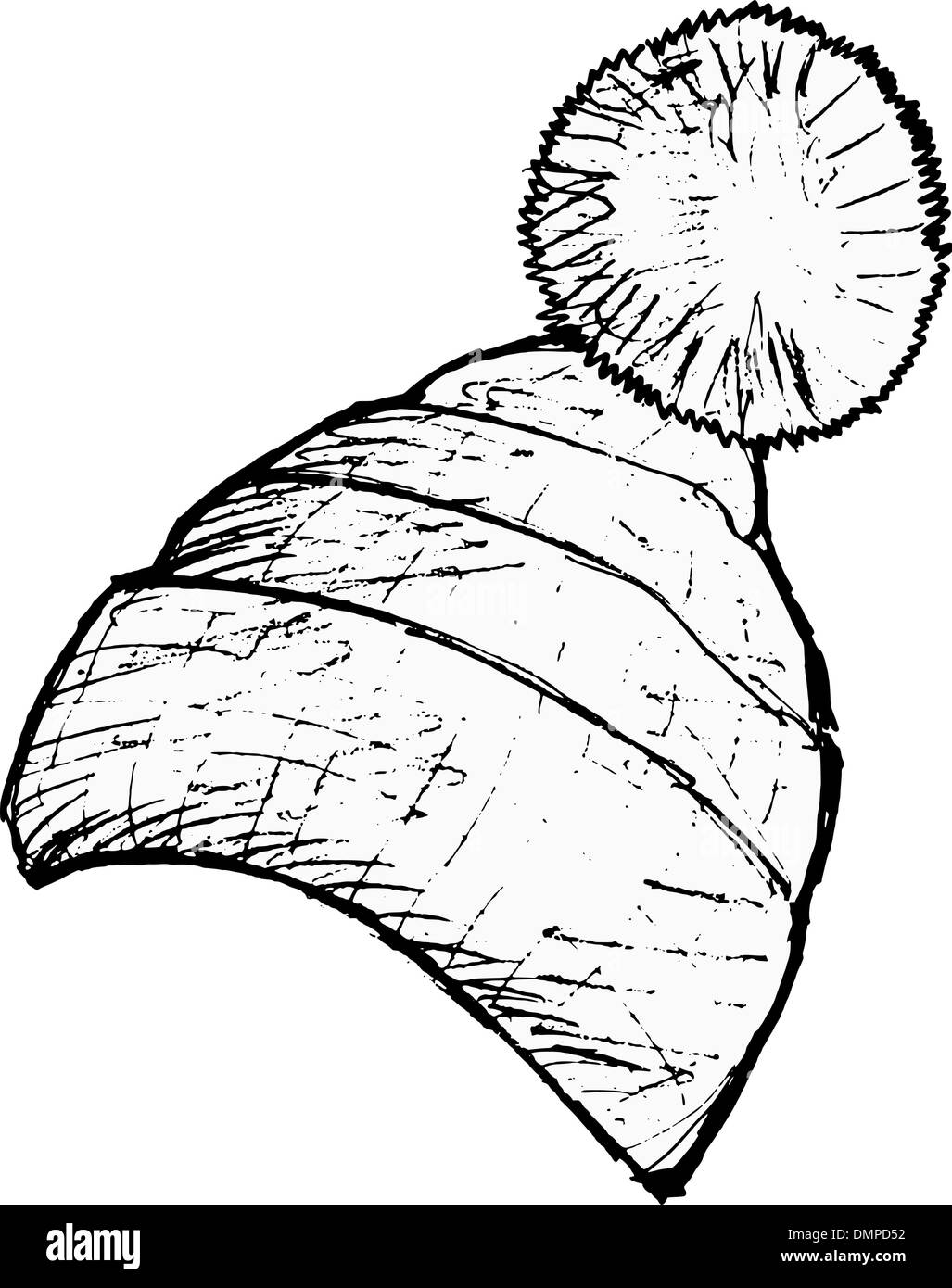 Strickmütze, Vektor-Bild Stock Vektor