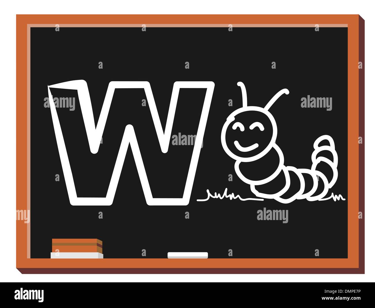 Tierische Alphabet W Stock Vektor