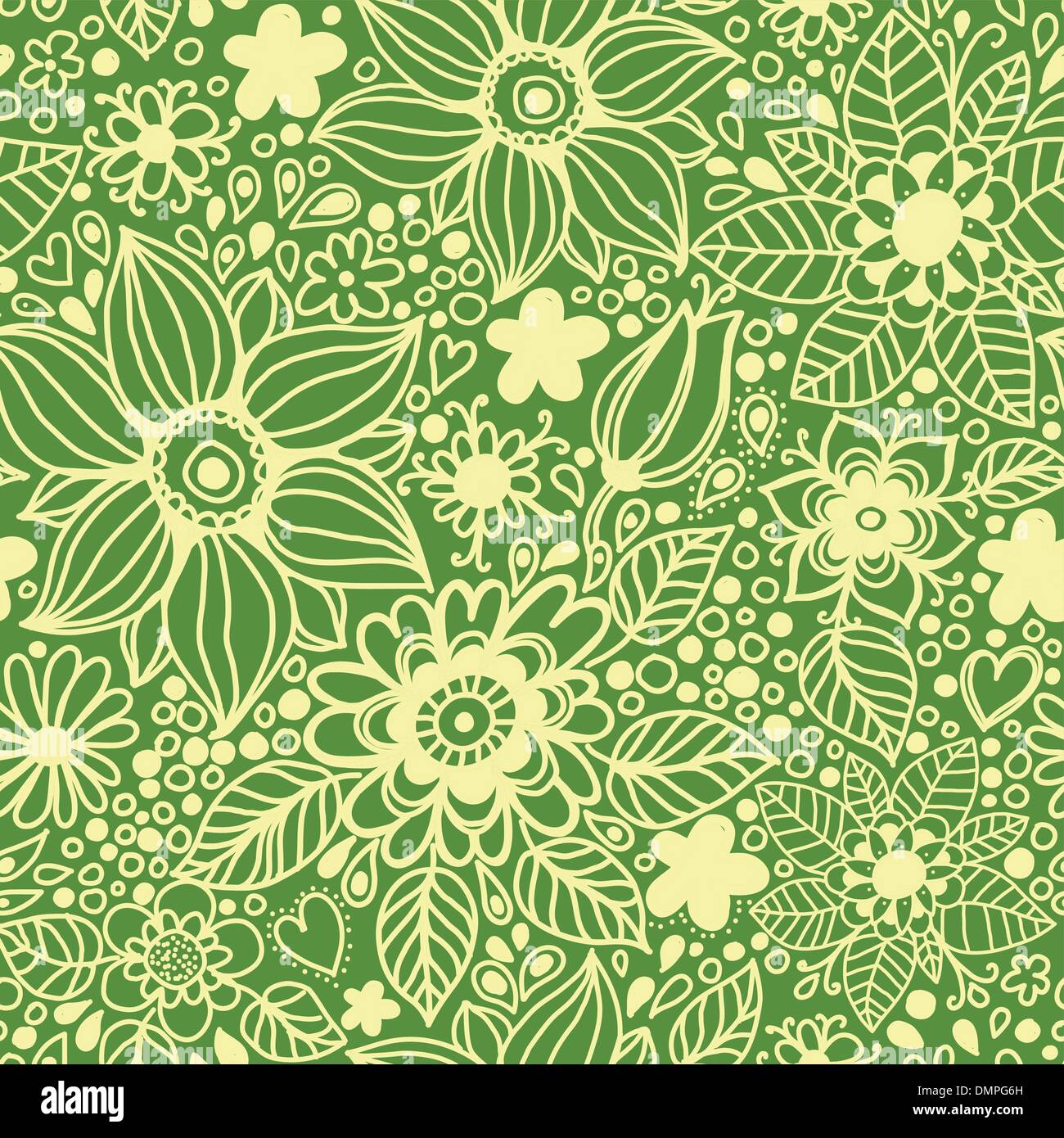 Nahtlose Textur mit Blumen Stock Vektor