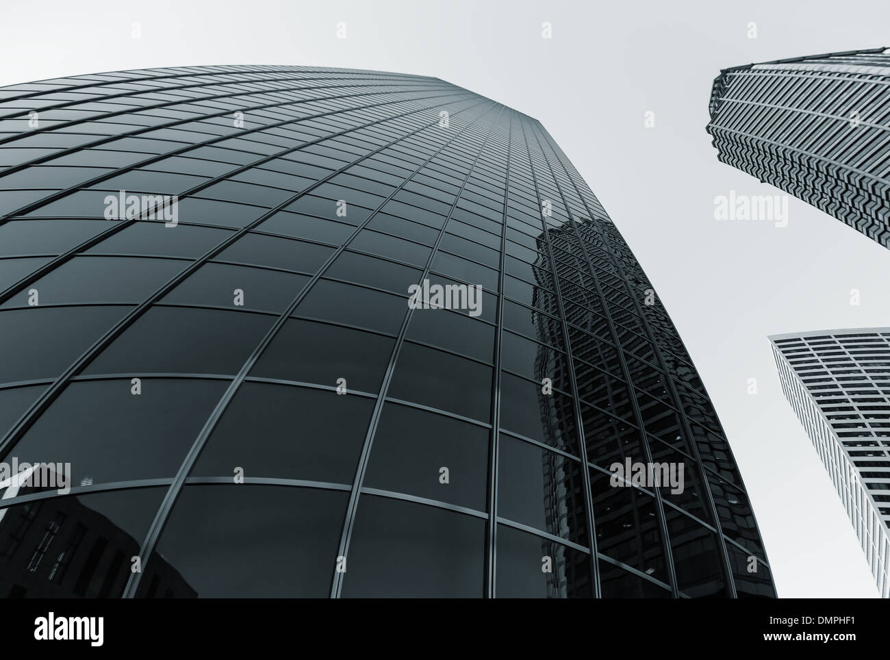 abstrakte Wolkenkratzer-Business-center Stockfoto