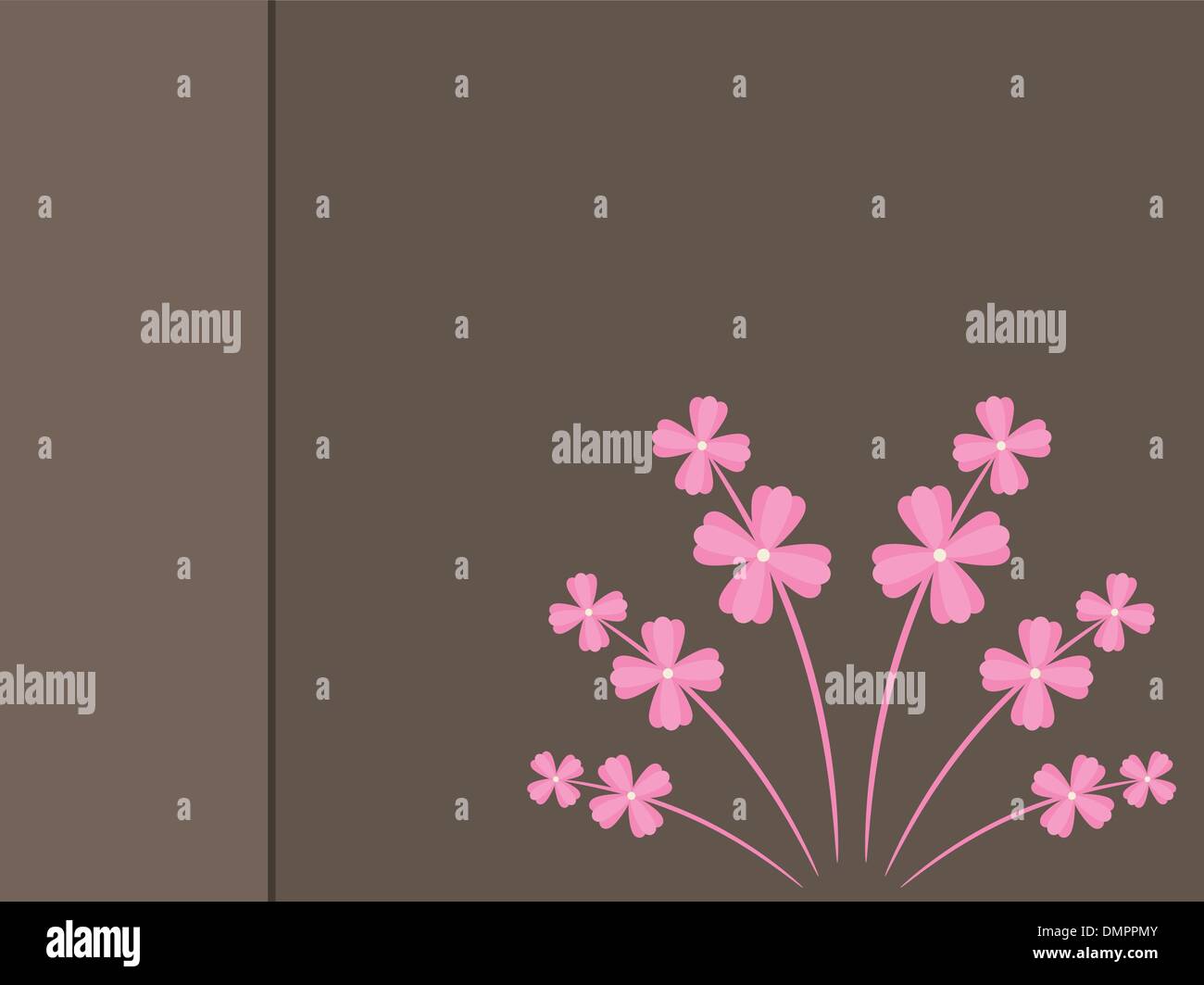 Blumen Hintergrund illustration Stock Vektor